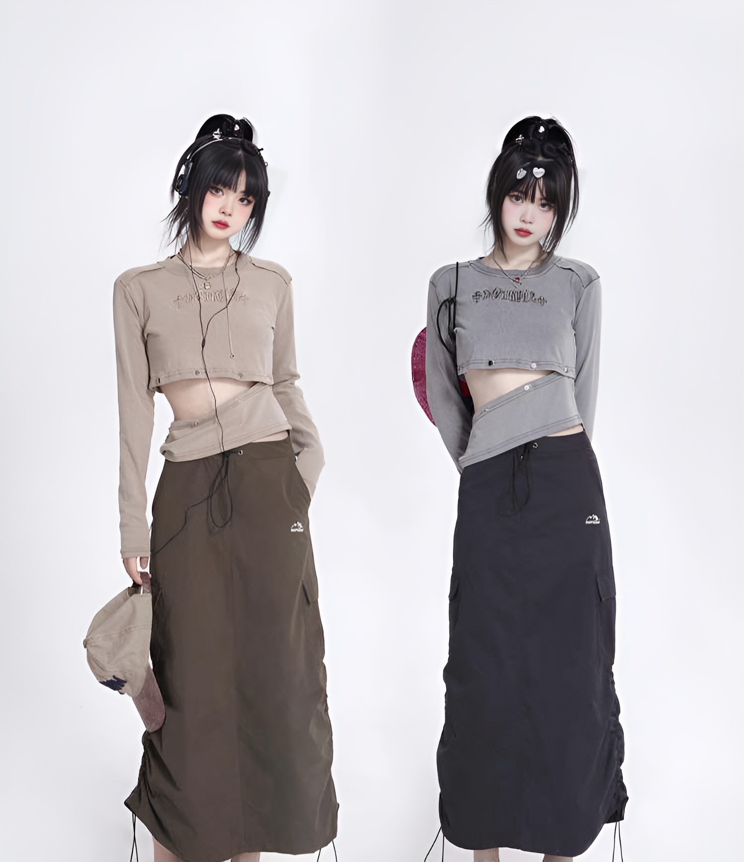 1715951134288_r2f36j_2_1 Mid-length Women's Skirt